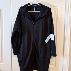 Longline Hooded Cardigan size Small